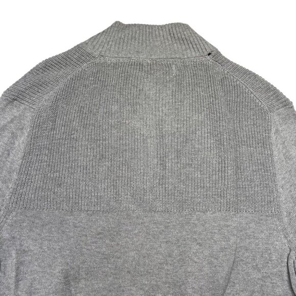 Club Room Soft Grey Heather Cotton Mens Sweater Size Small - Picture 7 of 10